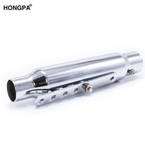 Sistema di marmitta di scarico per moto posteriore da 45mm all'ingrosso per accessori moto GY6 <span class=keywords><strong>F650</strong></span> Cafe Racer - Product Image 1