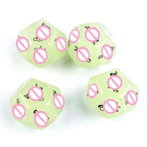 Jeu de dés lumineux pour couples, 12 positions, pour adultes, pour le jeu de rôle, les préliminaires amusants, les jeux romantiques, les jeux coquins, les jouets sexuels brillants - Product Image 1