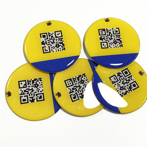 NFC N TAG 213 215 216 424 DNA Programmable Nfc Social Media Sticker Tag 60mm Menu <strong>Buttons</strong> - Product Image 4