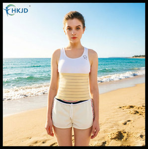 Faixa Abdominal Pós-Parto Respirável HKJD Sem Costura com Suporte de Barbatanas para Recuperação Pós-Cesariana e Controle Abdominal - Product Image 4