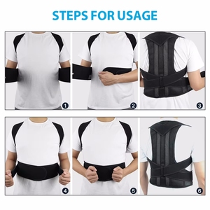Soporte de espalda, enderezador, Corrector de postura, soporte de espalda completo para mujeres y hombres, para aliviar el dolor de cuello, hombro y espalda - Product Image 4