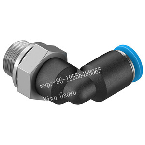 ข้อต่อพักสายไฮดรอลิก FESTO รุ่น QSL-G1/8-4 186116 แบบ L-Type ขนาด G1/8-4 มม. - Product Image 1
