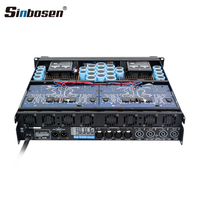 Amplificador de Audio de Alta Potencia de 4 Canales y 8 Ohmios, 4*2500W, Clase TD, Amplificador de Bajos Profesional para DJ