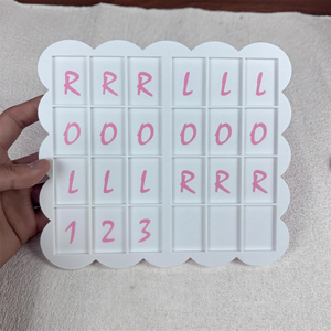 Vassoio per Piastre da Mahjong Stampato in 3D per Pratica, Tavola di Posizionamento per Allenamento Sinistro e Destro, Piastra di Posizionamento e Stoccaggio per Disposizione del Mahjong - Product Image 6