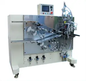 Machine à enrouler de feuilles à batterie Li-ion, à électrode, Semi-automatique, pour séparation de bobines cylindriques
