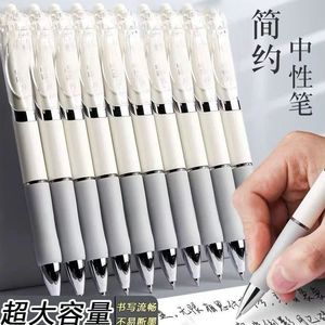 Stylo gel Xi Peptide 0,5 mm à bouton-poussoir, prise en main souple, stylo d'écriture pour étudiants, encre noire - Product Image 2