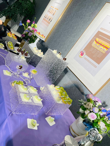 Nouvel Arrivage Superbe Ensemble Présentoir Buffet en Acrylique Cubes Emboîtables pour Aliments Supports en Acrylique pour Mariage Emballé en Boîte - Product Image 6