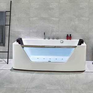 Baignoire de massage à remous en acrylique Sunrans Luxury <span class=keywords><strong>pour</strong></span> <span class=keywords><strong>2</strong></span> <span class=keywords><strong>personnes</strong></span>, spas extérieurs <span class=keywords><strong>pour</strong></span> jardin - Product Image 1