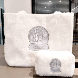 Parches Bordados con Purpurina Navideña (Plateados) - Tela de Fieltro para Coser o Planchar - Forma de Corazón y Gorro - Decoración Festiva Navideña para Regalos - Product Image 3