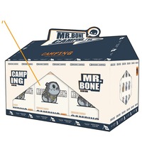 YY Wholesale MR.BONE Série Camping Blind Box Figurine squelette My Own Culture avec Z-Dog et accessoires de camping