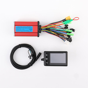 Kit WXGN201 rojo pequeño con pantalla a color y controlador, 24V/36V/48V/60V, 350W/400W universal para bicicleta eléctrica L891 - Product Image 3