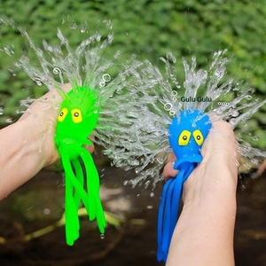 Jouet souple en forme de pieuvre, jouet de bain à pulvérisation d'eau, jouet à presser en plastique, jouet sensoriel anti-stress pour enfants garçons et filles - Product Image 5