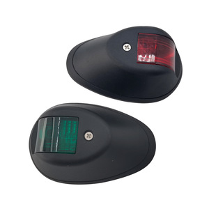 New Plastic <b>Led</b> Navigation <b>Light</b> 91.5x59x33mm 12-24V <b>Red</b> Green Pair for Boat Marine Use - Product Image 3