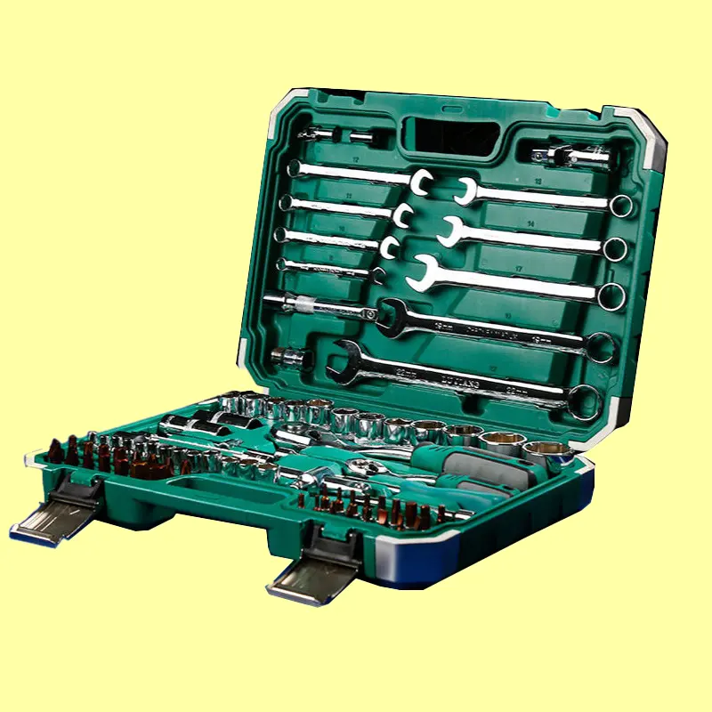 Multi-Funktions-Handwerkzeug oder metrische Steckdose 1/4 Zoll Ratsche-Schraubendreher-Griff-Set Werkzeug zur Auto-Reparatur Handschraubenschlüssel-Set