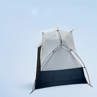 Tente de randonnée ultralégère quatre saisons automatique en polyester, portable, imperméable, pour 2 personnes, double couche, pour le camping