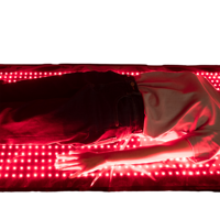 Couverture de luminothérapie rouge et proche infrarouge 660nm 850nm, tapis de luminothérapie pulsée rouge pour lit