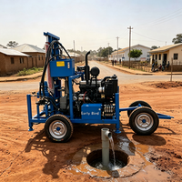 Foreuse de puits d'eau portable haute performance 150m 200m, qualité durable, certifiée CE ISO, vente directe usine