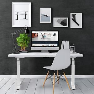 <span class=keywords><strong>Escritorio</strong></span> de Oficina Ajustable de 3 Niveles, Metálico, Comercial, Moderno y de Alta Calidad ZGO, con 2 Patas de Fácil Montaje - Product Image 2