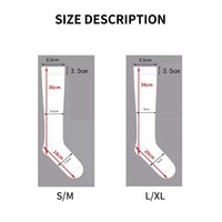 Chaussettes de compression personnalisées avec logo, style 2024, pour hommes et femmes, automne, jeunes, circulation 20-30 mmHg, course à pied, sport
