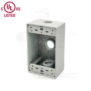 PST One Gang Caja de aluminio resistente a la intemperie Caja de conductos eléctricos - Product Image 1