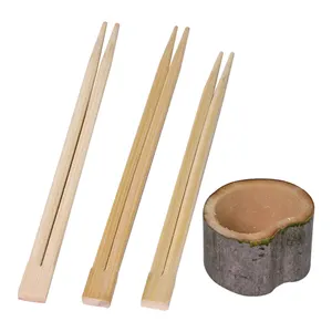 Grosir Kustom Dicetak Logo Massal Sumpit Bambu Sekali Pakai