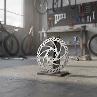 Disque de frein de vélo en acier inoxydable de qualité supérieure, 160 mm, 6 boulons, avec vis de montage pour VTT, vélo de route, pièces de rechange pour le cyclisme
