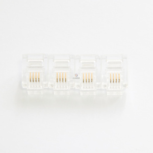 Cable Blindado 8P8C PoE, Conector de Techo Cat6 <span class=keywords><strong>RJ45</strong></span> de <span class=keywords><strong>3</strong></span> Piezas - Product Image 1