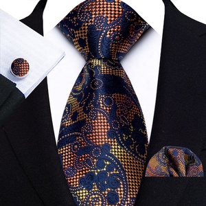 Trade Assurance Gravatas Com <span class=keywords><strong>Lenco</strong></span> Do Bolso Gemelos Cuadrado de bolsillo Cachemira Corbata Corbatas de microfibra y cuadrado de bolsillo para hombres - Product Image 3