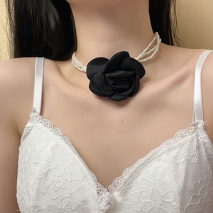 Collana girocollo alla moda rosa al vapore accessorio Costume di Halloween per punto festa - Product Image 1