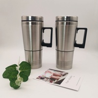 Nouvelle tasse chauffante pour voiture, 12/24V, bouilloire électrique, café, thé, tasse chauffante, chauffe-eau, bouilloire de voyage pour voiture