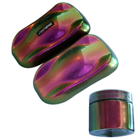 Poudre de pigment caméléon bleu-violet à effet miroir métallique pour usage automobile, peinture de voiture chromée, pigment nacré
