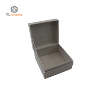 Boîte de présentation rigide en velours personnalisée avec logo pour bouquet de fleurs, estampage à chaud doré, échantillon gratuit