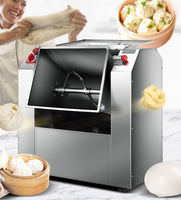 15Kg 50Kg Deegmixer Machine Roestvrijstalen Horizontale Spiraal Brooddeeg Mixer Maker Meelmixer Voor Het Mengen Van Koekjesdeeg