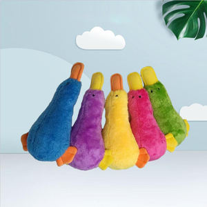 Jouet en peluche en forme de canard pour animaux de compagnie, nettoyage des dents, résistant aux morsures, formation à la mastication, chat, jouet couinant - Product Image 4