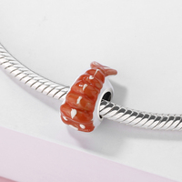 Wostu — breloques en argent sterling 925 pour conception de bracelets, bijoux de femmes, créatives, fruits de mer, sucrier, théière, pieuvre, perles fines, DIY, idée de cadeau