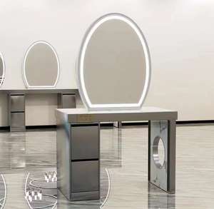 Grand miroir de coiffure de luxe polyvalent avec station de miroir sur pied avec réduction tarifaire de 90 jours - Product Image 4