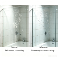 Recubrimiento Hidrofóbico Fácil de Limpiar, Antiincrustante y Protector para Azulejos de Cerámica, Paneles Solares y Nanovidrio