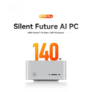 GTR9 Pro Ai <span class=keywords><strong>Mini</strong></span> <span class=keywords><strong>PC</strong></span> AMD <span class=keywords><strong>Ryzen</strong></span> Ai Max + 395 LPDDR5X 128GB 8000MT/S 2TB SSD 140W อัลตร้า10GbE แลน WiFi7สแกนลายนิ้วมือ - Product Image 2