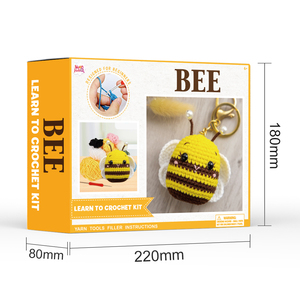 OEM DIY Craft <b>Kits</b> Animal Yarn Keychain Hand Made <b>Knitting</b> Crochet <b>Knitting</b> <b>Kit</b> <b>for</b> Kids - Product Image 4