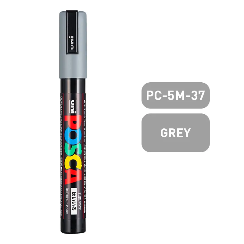 Uni posca Pc-5m סמן עט/גרפיטי פרסומת 0.7 מ "מ אמנות נייר מכתבים רב-צבע אופציונלי