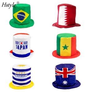 Gorro Deportivo de Fútbol, Gorro de Franela, Disfraz para Fiesta de Disfraces, para la Copa <span class=keywords><strong>Mundial</strong></span> de Fútbol de Catar <span class=keywords><strong>2022</strong></span>, para Fanáticos del Fútbol, HS656 - Product Image 1