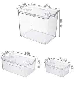 דגי שולחן עבודה טנק שקוף לחיות מחמד מיכל צב קטן מיכל גינון סלון משרד - Product Image 3