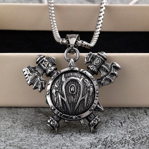 Yunnique-collar con colgante de acero inoxidable para hombre, estilo nórdico Retro, escudo vikingo de Odín, regalo, joyería, accesorio de moda - Product Image 3