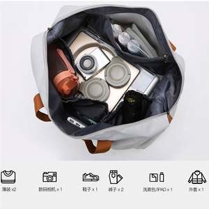 Sac de sport durable avec logo personnalisé, sac de sport imperméable, portable, extensible, sac de voyage pour femmes, sac de voyage avec logo - Product Image 6