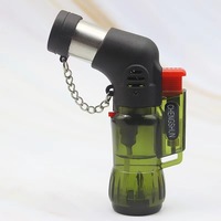 Briquets torche à gaz butane rechargeables, briquet torche pas cher, vente en gros, briquet à flamme jet portable