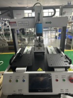 Robot de serrage automatique haute vitesse pour vis, machine de serrage 3 axes de bureau, moteur PLC AC220V 80W, marque JUNJIE, garantie 1 an