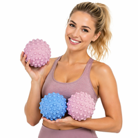 Pelota de Masaje de Tejido Profundo, Pelota de Liberación Miofascial, Pelota de Fascia para Recuperación Muscular, Terapia Física