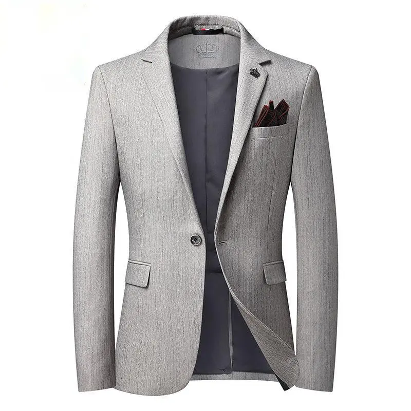 High-end tailoring, men's jacket fashion business office suit decorative body blazer