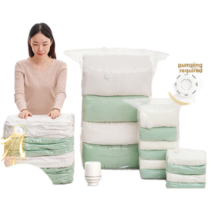 Vacuum Compression <strong>Storage</strong> <strong>Bag</strong> Thickened Plastic Europe Design Multifunction Travel Clothes Quilt Jacket <strong>Suction</strong> Compression - Product Image 1