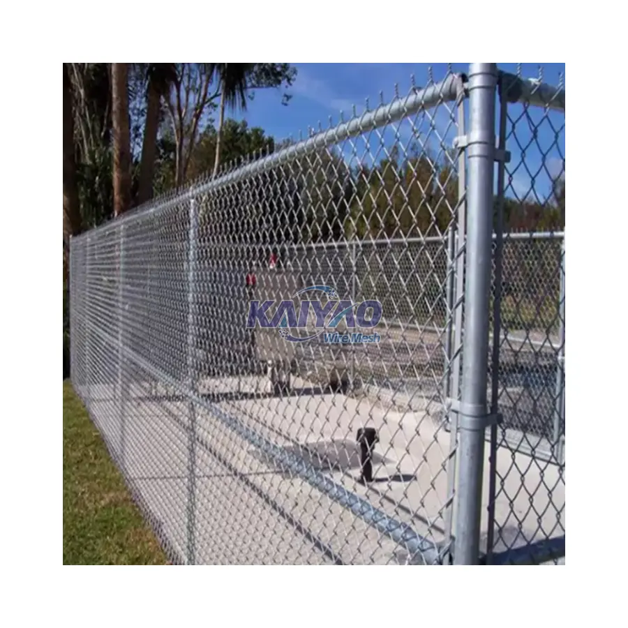 Hàng rào mạ kẽm liên kết chuỗi thiết kế mới bán chạy cho các khu vườn, sân thể thao và sân bóng rổ